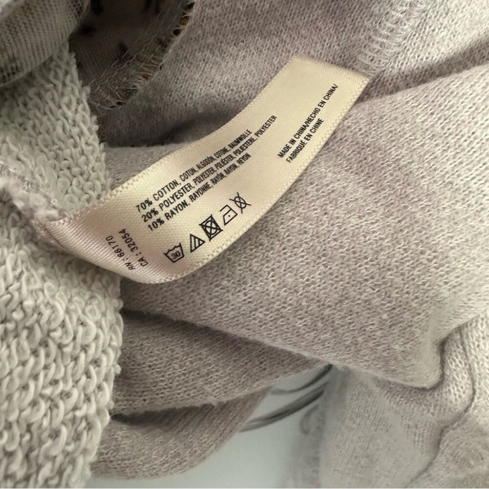 Saturday Sunday Light Gray Jacket comfy sweater zip up grey blazer style coat - Picture 6 of 6